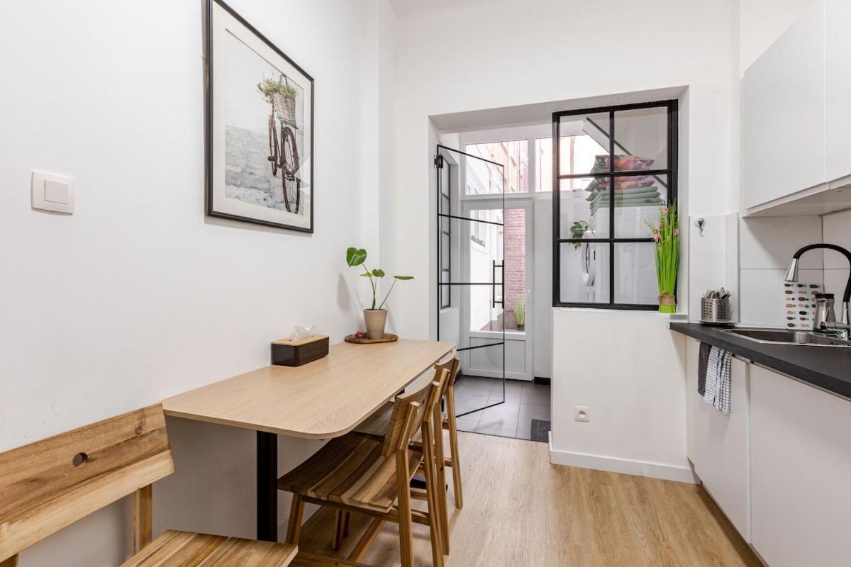 Cosy Appartement Met Tuin In Centrum Antwerpen Gratis Parking Free Parking! Exterior photo