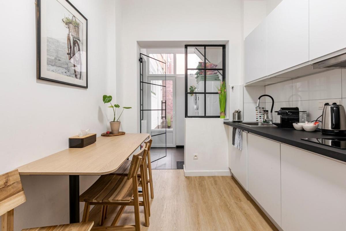 Cosy Appartement Met Tuin In Centrum Antwerpen Gratis Parking Free Parking! Exterior photo